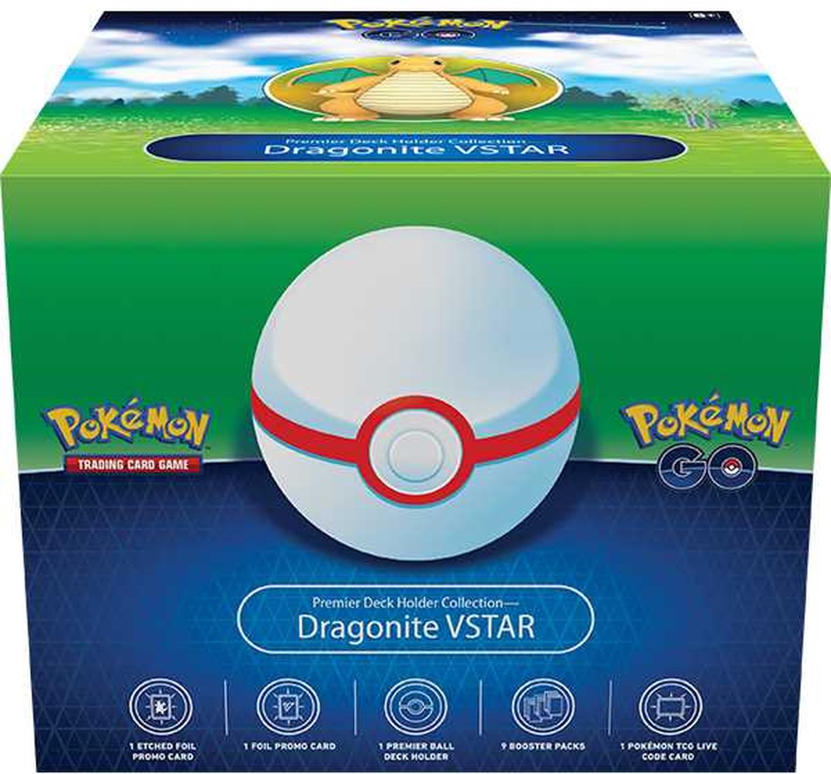 Pokemon GO - Dragonite VStar – Premier Deck Holder Collection
